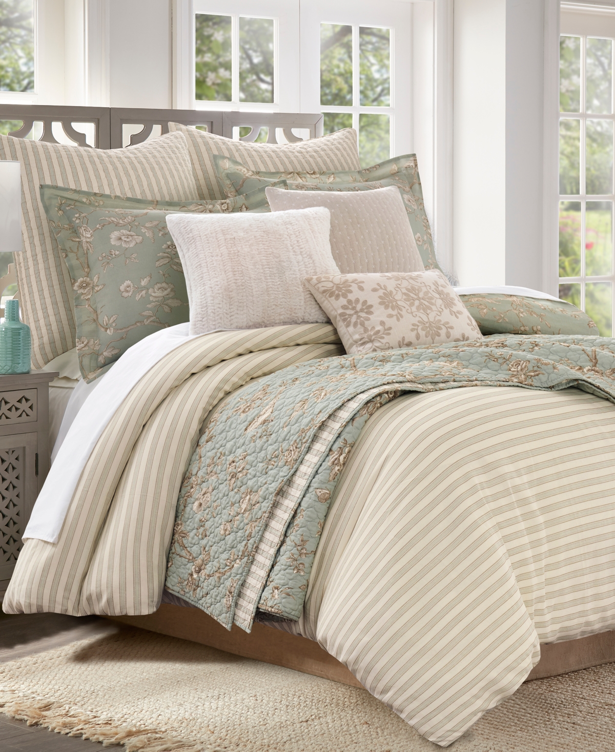 Levtex Home Lyon Reversible 3-Piece Duvet Cover Set