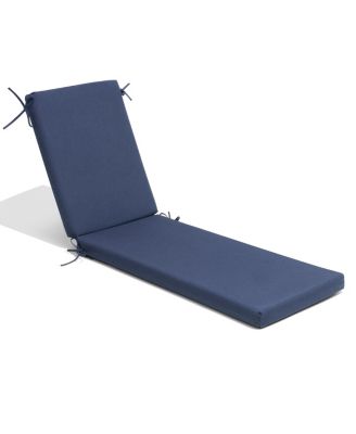 71.8''x20.9''x2.75'' Outdoor Patio Fade Resistant chaise lounge chair cushion