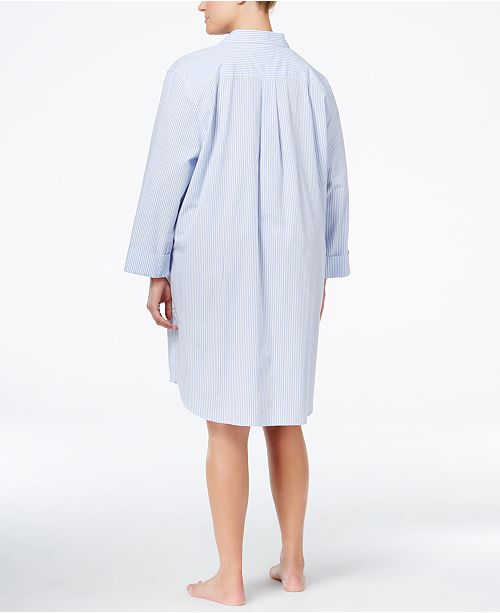 Lauren Ralph Lauren Plus Size Boyfriend Sleepshirt & Reviews Bras, Panties & Lingerie Women