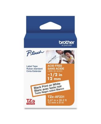 TZEAF231 0.47 Inch x 26.2 Foot TZ Photo-Safe Tape Cartridge for P-Touch Labelers