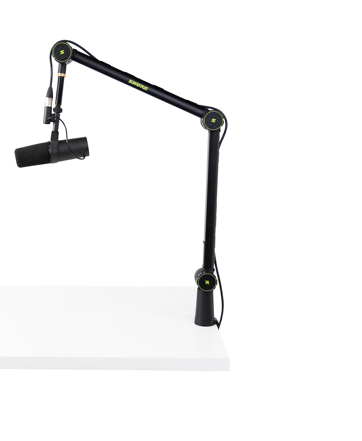 Gator Cases Shure Deluxe Articulating Desktop Microphone Boom Stand  Black
