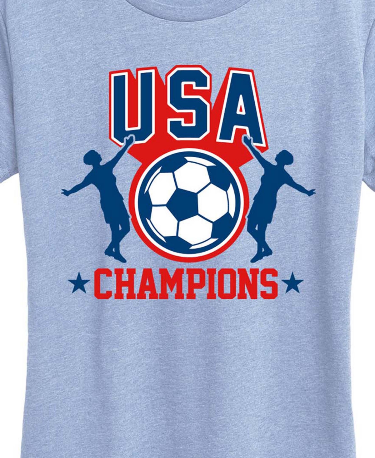 Hybrid Apparel Plus Usa Soccer Champions Graphic T-Shirt