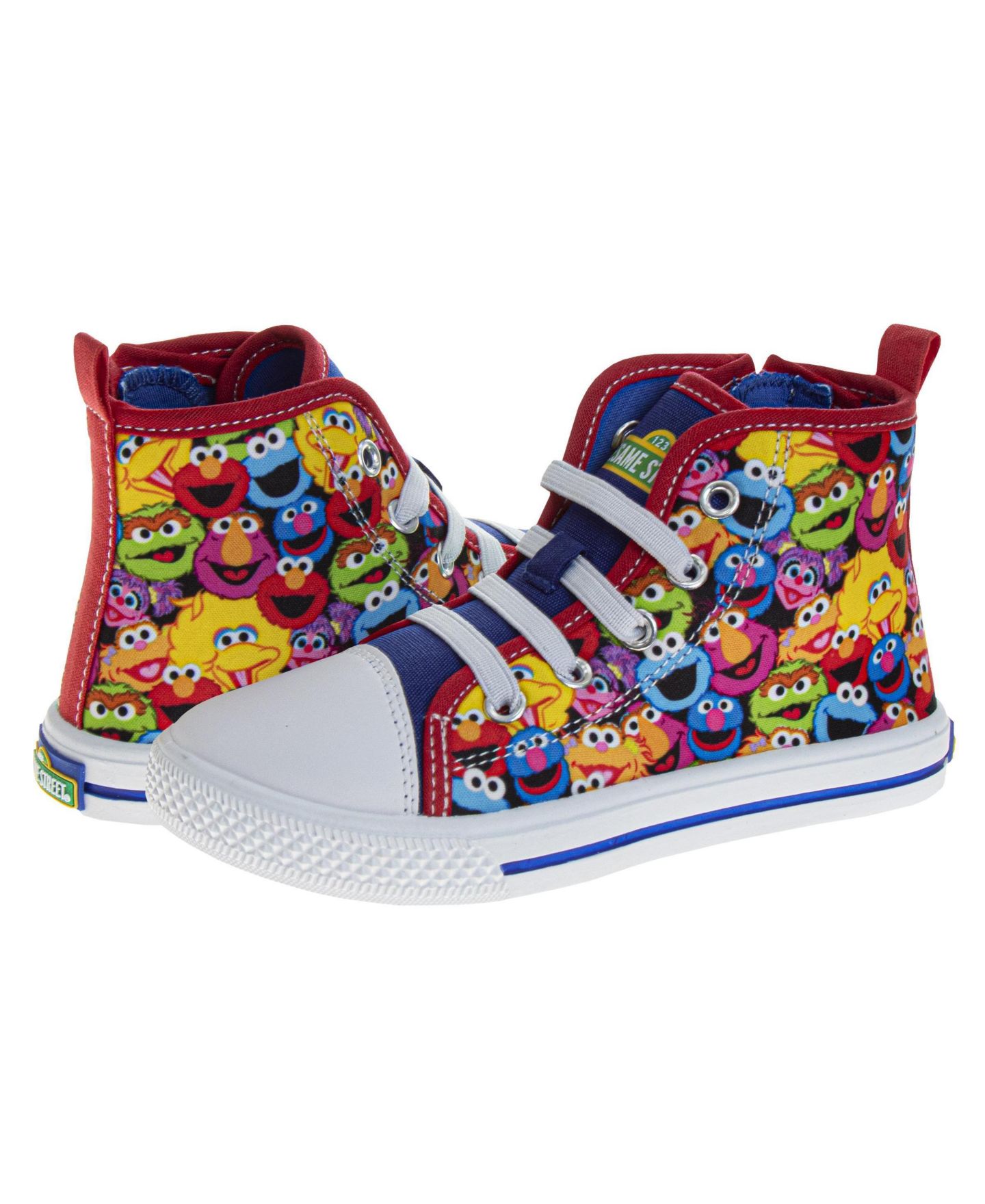 Кроссовки Sesame Street All Your Friends High Top Sneakers Fun Character Design Play Ready Comfort Fit Durable Everyday Wear для мальчиков, цвет: Open Miscellaneous — фото 9