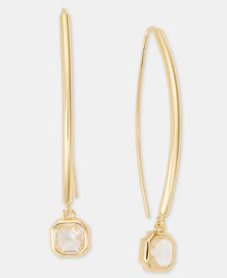 Stone Threader Earrings