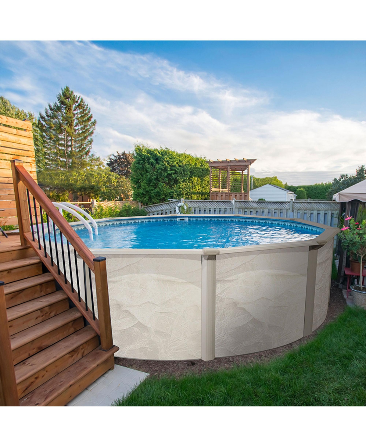 Aquarian Phoenix 24' x 52" Round Frame Above Ground Swimming Pool without Liner