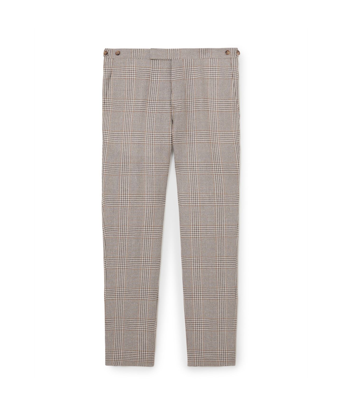 Мужские брюки REISS Epsom Prince Of Wales Check Mixer Pant, цвет: Овсяный коричневый — фото 4