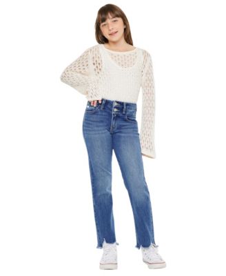 Big Girls Girsl High Rise Slim Straight Jeans
