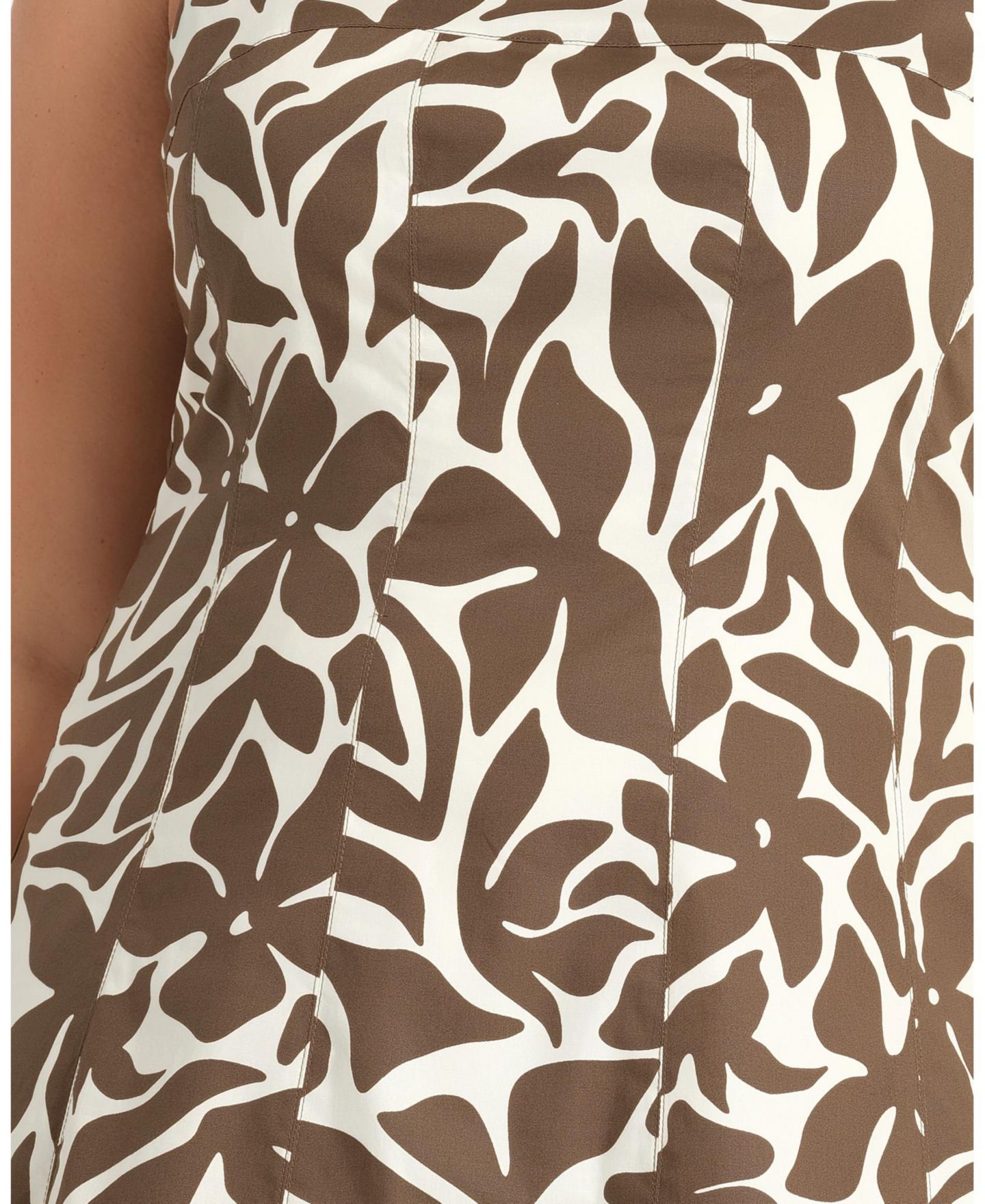 Женское платье ESTELLE Plus Size Sylvia Square-Neck Midi, цвет: Willowflora — фото 6