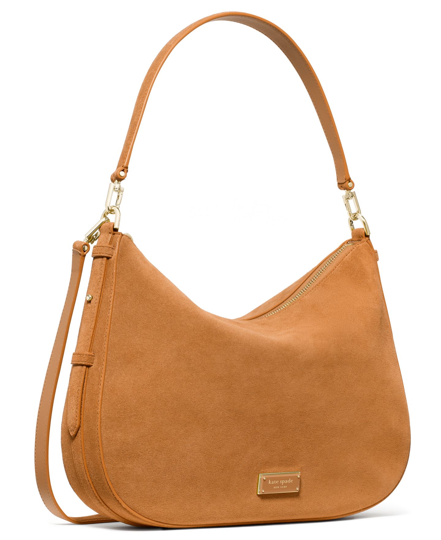 Женская сумка kate spade new york Suede Garden Soil Shoulder Handbag — фото 3