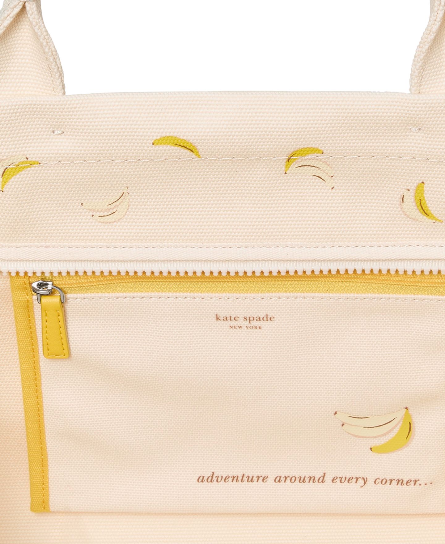 Женская сумка kate spade new york Dash Banana Canvas Extra-Large, цвет: Натуральный — фото 5