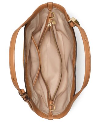 Deco Tulip Medium Suede Tote Handbag thumbnail 4