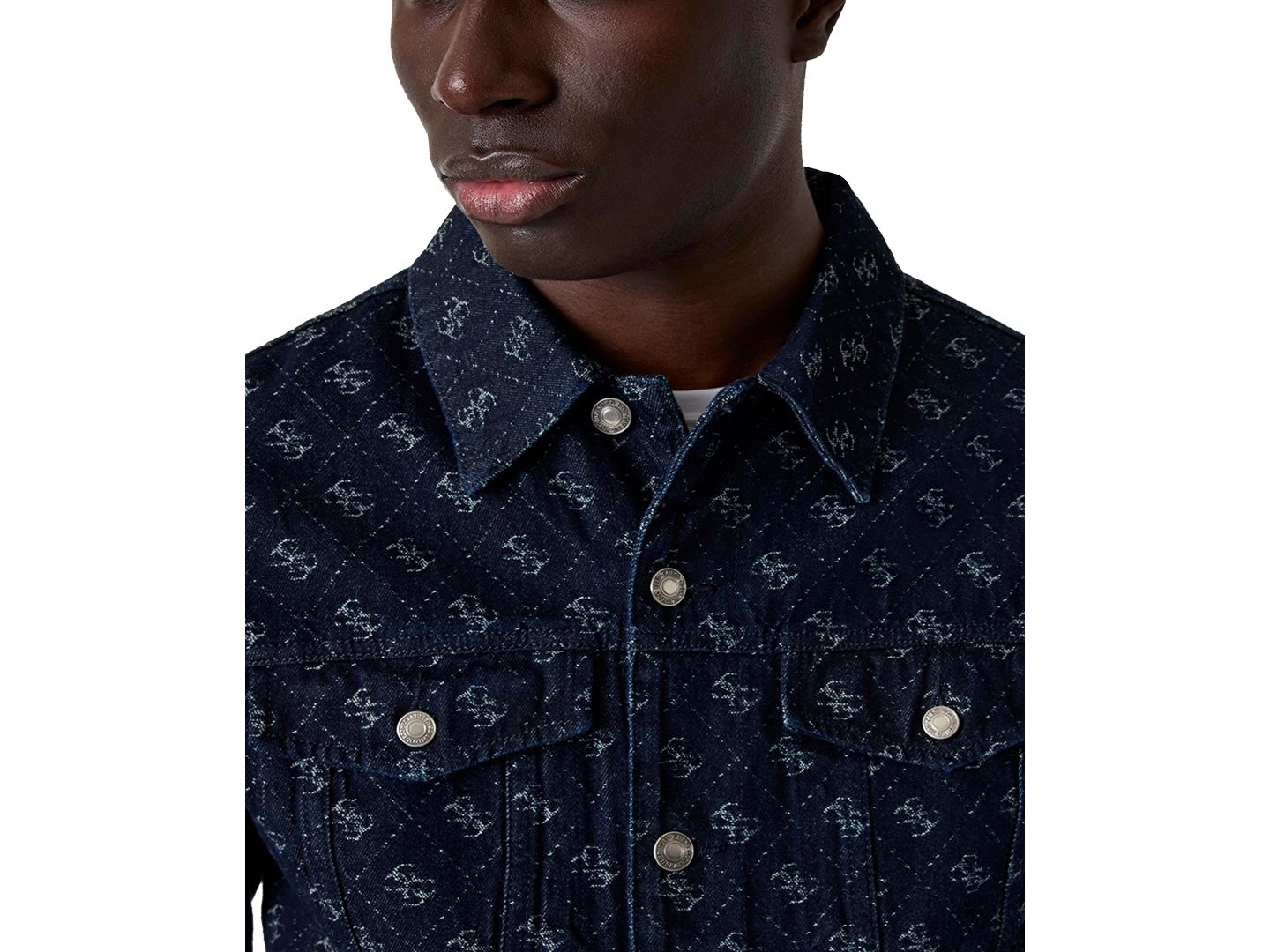Мужская куртка GUESS Dillon Long-Sleeve, цвет: Wisley 4g Logo — фото 3