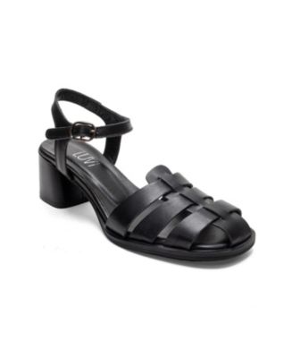 Forever & Always Shoes Women's Devora Leather Block Heel Sandal - Macy's
