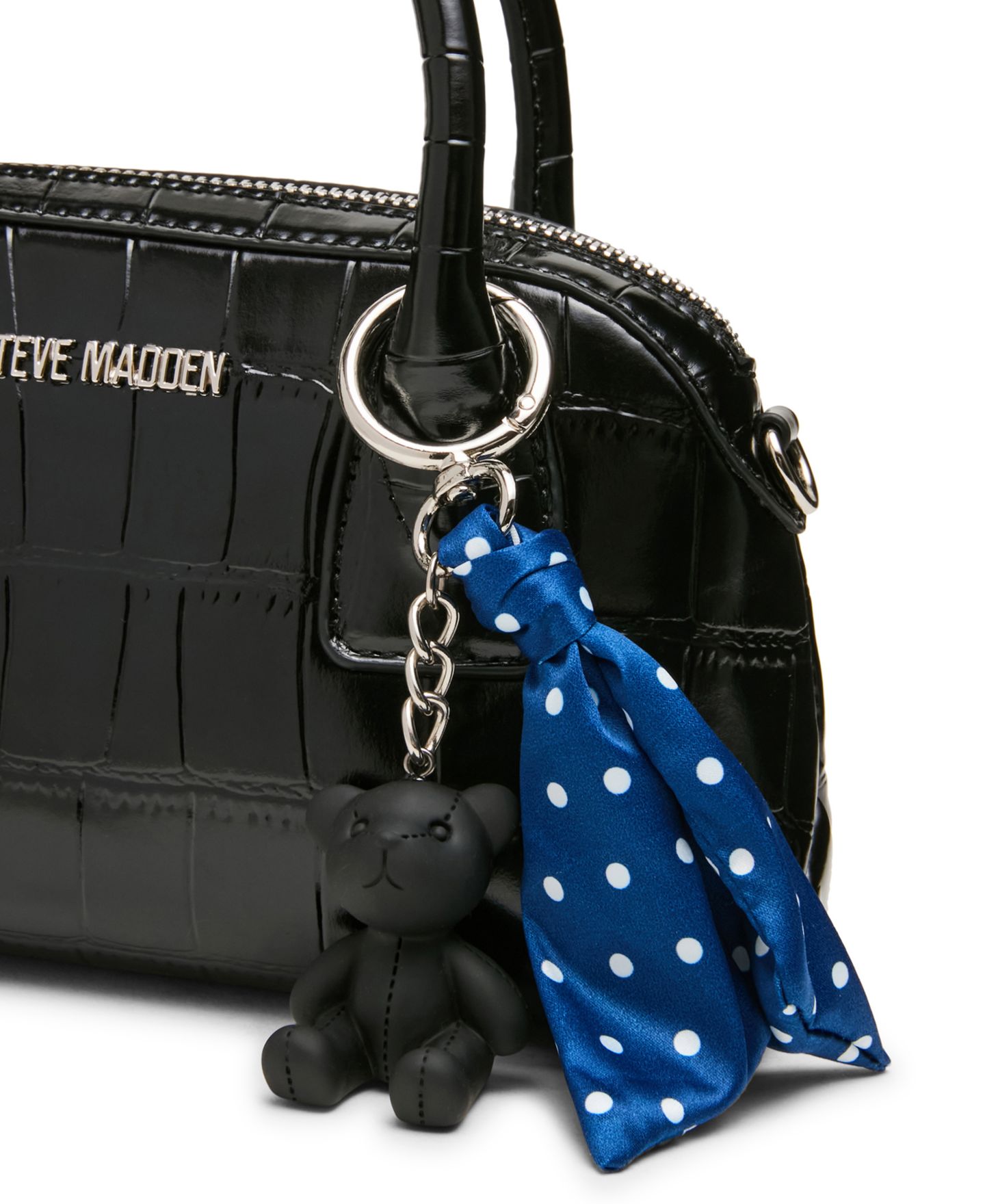 Женская сумка Steve Madden Bmelodie Small East/ West Bag With Scarf, цвет: Чёрный — фото 5