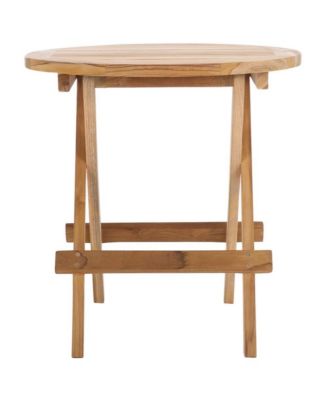 Rory Teak Folding Round Outdoor Table