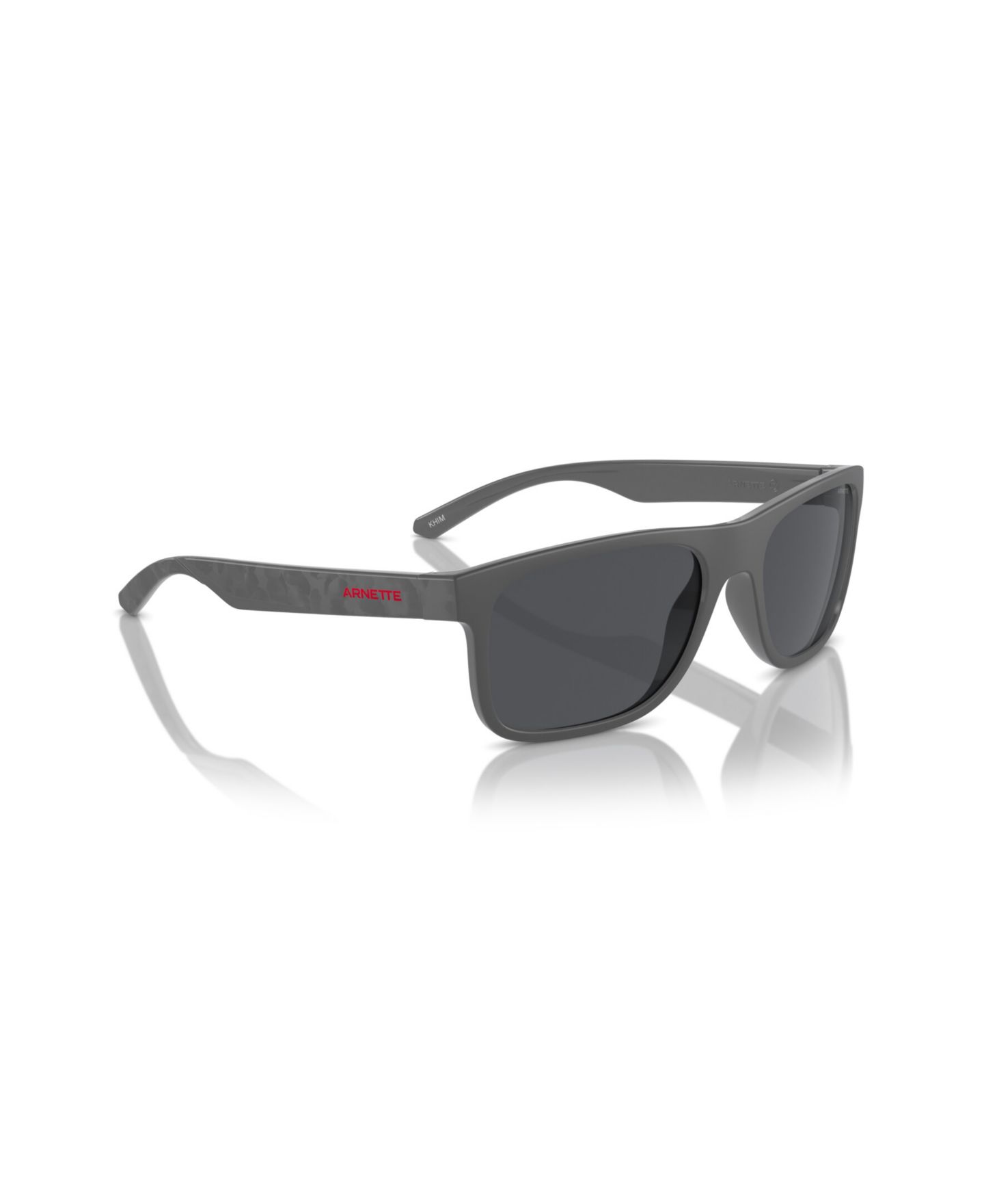 Мужские солнцезащитные очки Arnette Square Sunglasses, Khim AN4341, цвет: Средний серый — фото 6
