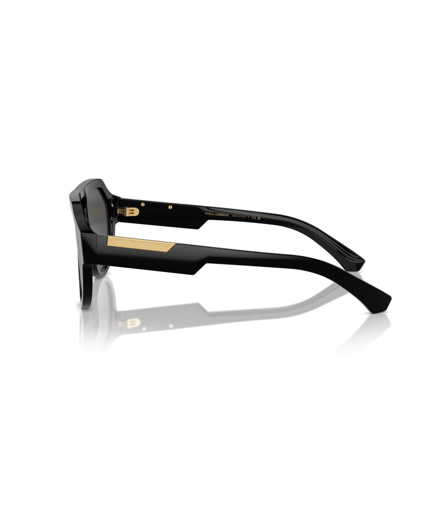 Мужские солнцезащитные очки Dolce&Gabbana Square Sunglasses, DG4466F, цвет: Чёрный — фото 3