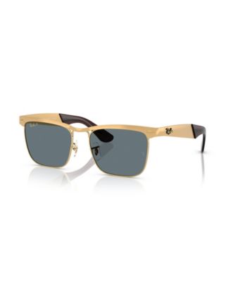 Unisex Polarized Wayfarer Deluxe Square Sunglasses, RB3875