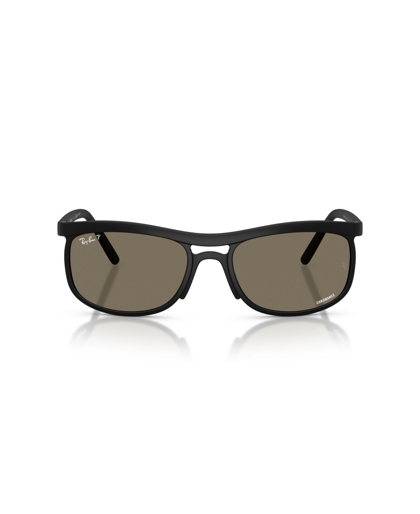 Солнцезащитные очки Ray-Ban Unisex Polarized Lenses Lite Force Square Sunglasses, RB4452 RB4452CH, цвет: Песочный чёрный — фото 2
