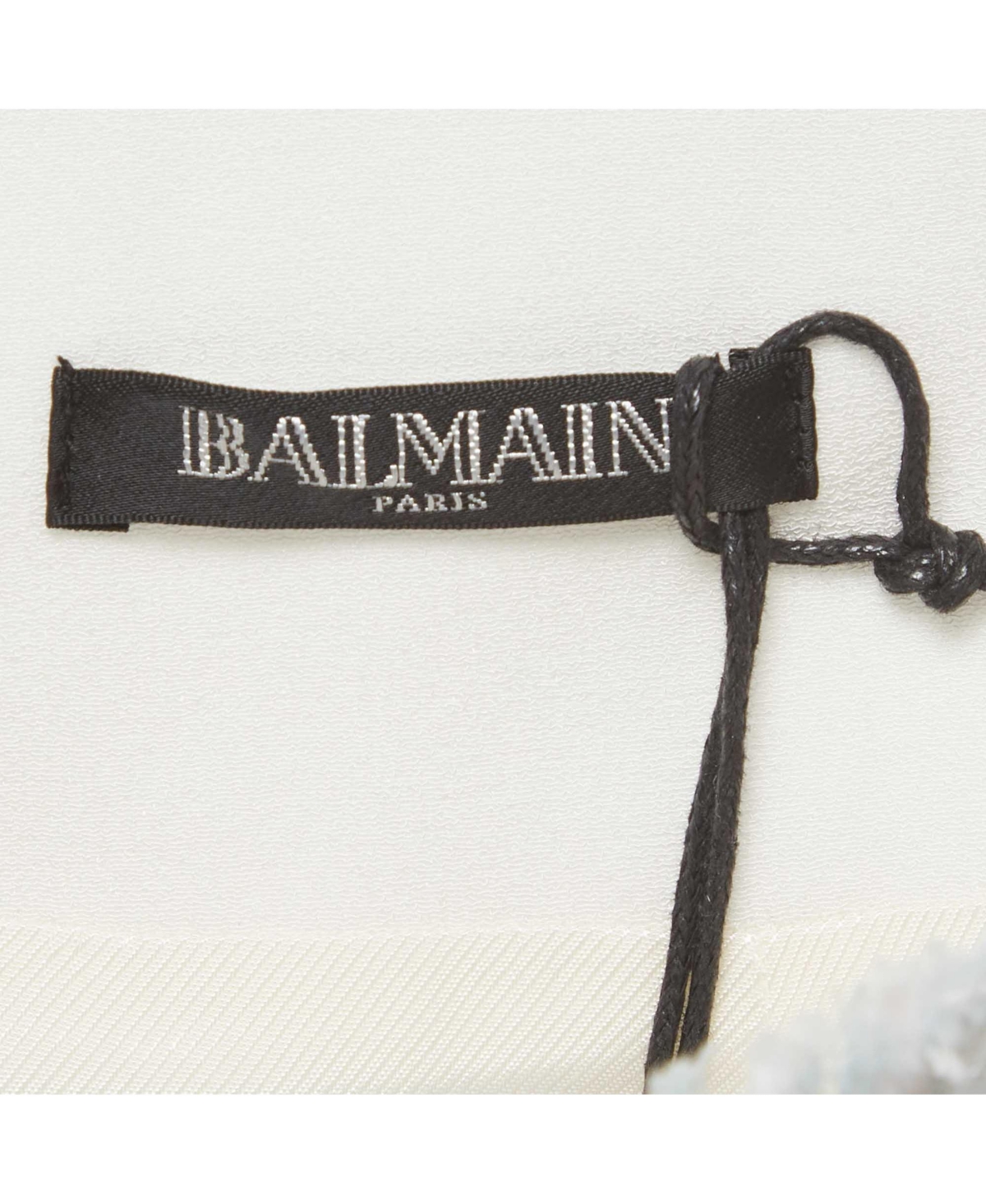 Pre-Owned Balmain Women's Tweed Button Detail High- Skirt