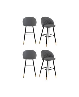 Oliver Faux Leather Bar Chair (Set of 4)