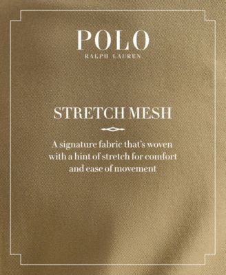Мужские рубашки Polo Ralph Lauren Classic-Fit Stretch Mesh Polo Shirt