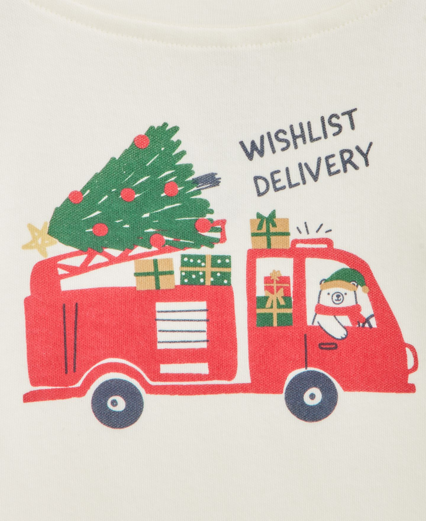 Футболка First Impressions Mix & Match Long-Sleeve Special Delivery Firetruck T-Shirt для мальчиков-малышей — фото 2