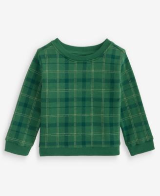 Baby Boys' 3M-24M Mix & Match Plaid Sweatshirt