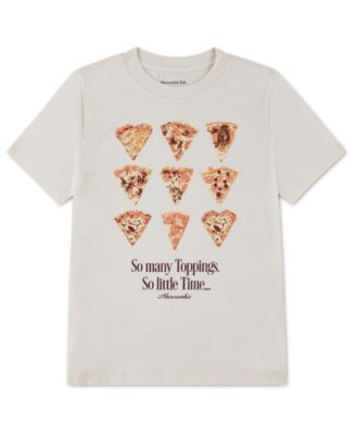 Girls' 5-16 Pizza Oversized Short-Sleeve T-Shirt