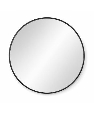 30 Inch Modern Circle Wall Mirror Multifunctional Bathroom Over Sink Vanity Round Mirror for Bedroom Entryway Indoor Decor