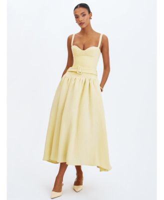 yellow tiana dress Disney Kids Prestige Gown Costume Button up back enclosure Miss Circle Women's Tiana Butter