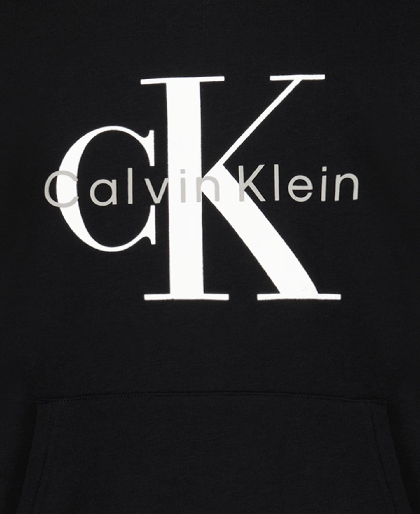 Худи Calvin Klein Long-Sleeve Hooded Sweatshirt для мальчиков, цвет: Чёрный — фото 7
