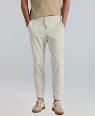 Men's Slim Tapered Drawstring Pants