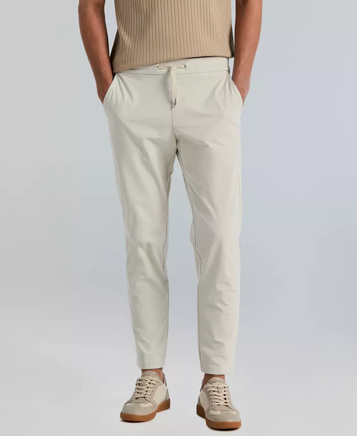 Men's Slim Tapered Drawstring Pants
