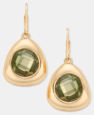 Stone Pebble Drop Earrings