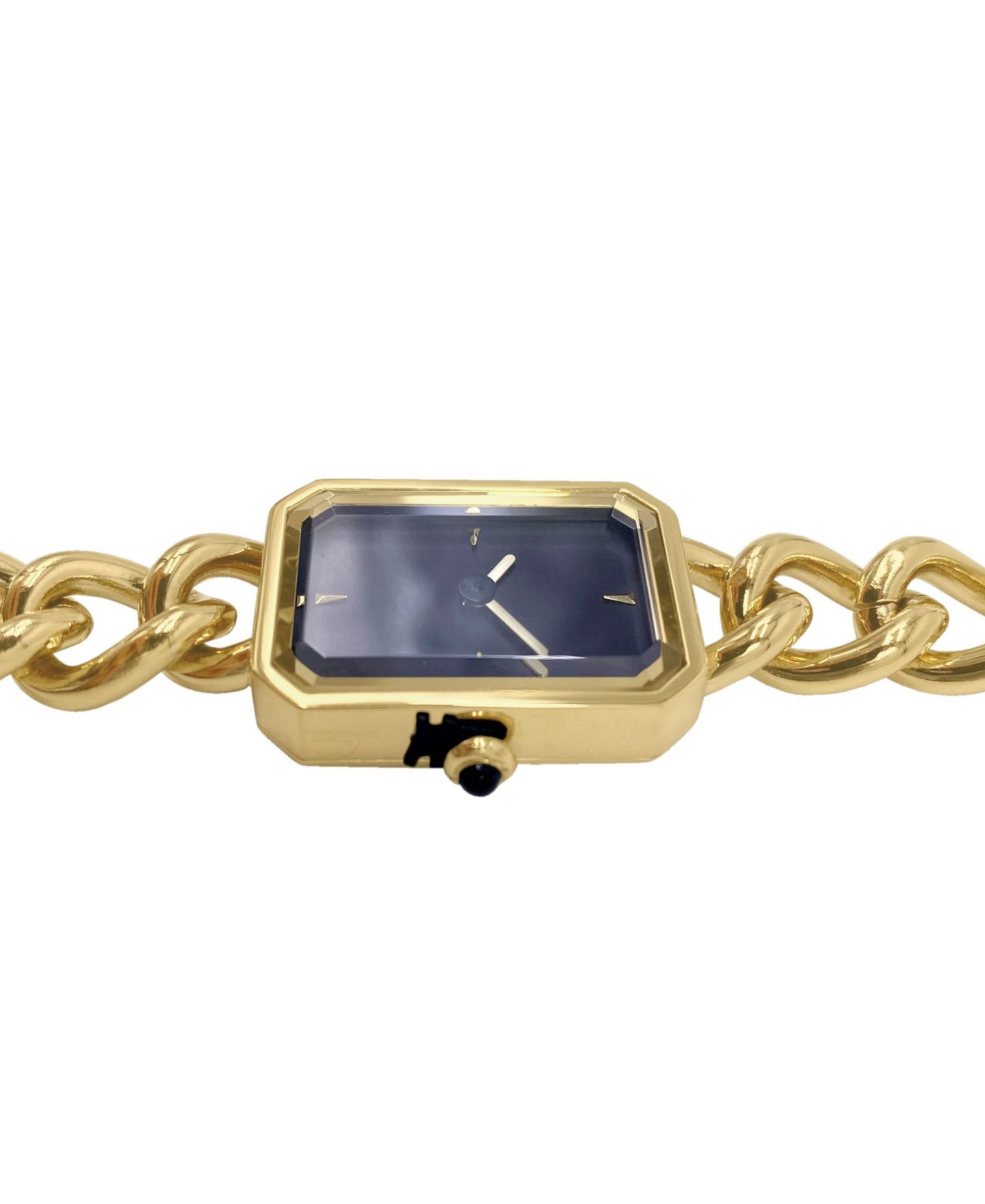 Женские часы st. Moran Tarnish-Resistant Gold-Plated Stainless Steel Moran Chain Watch 19mmx25mm — фото 3