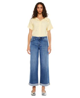 Women's Reyna Essentials High Rise Wide Leg Jeans