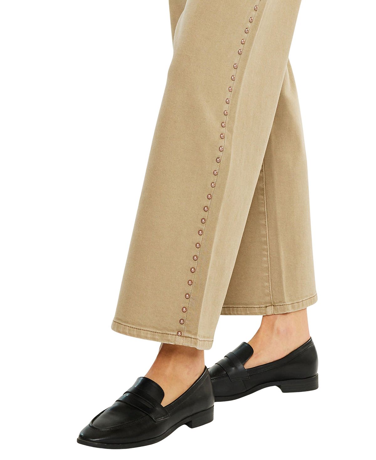 KanCan Women's Ellie Mid Rise Wide Leg Jeans view 4 — MAYCSS fashion products