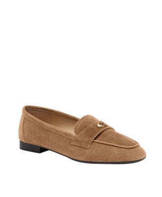 Women's Sculpted C Suede Slip-On Loafers