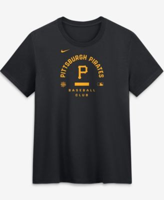 Women's Black Pittsburgh Pirates Authentic Collection Early Work Tri-Blend Dri-FIT T-Shirt