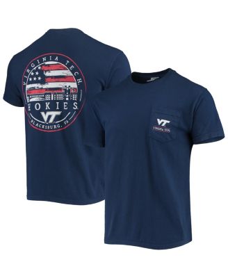 Men's Navy Virginia Tech Hokies Campus Americana T-Shirt