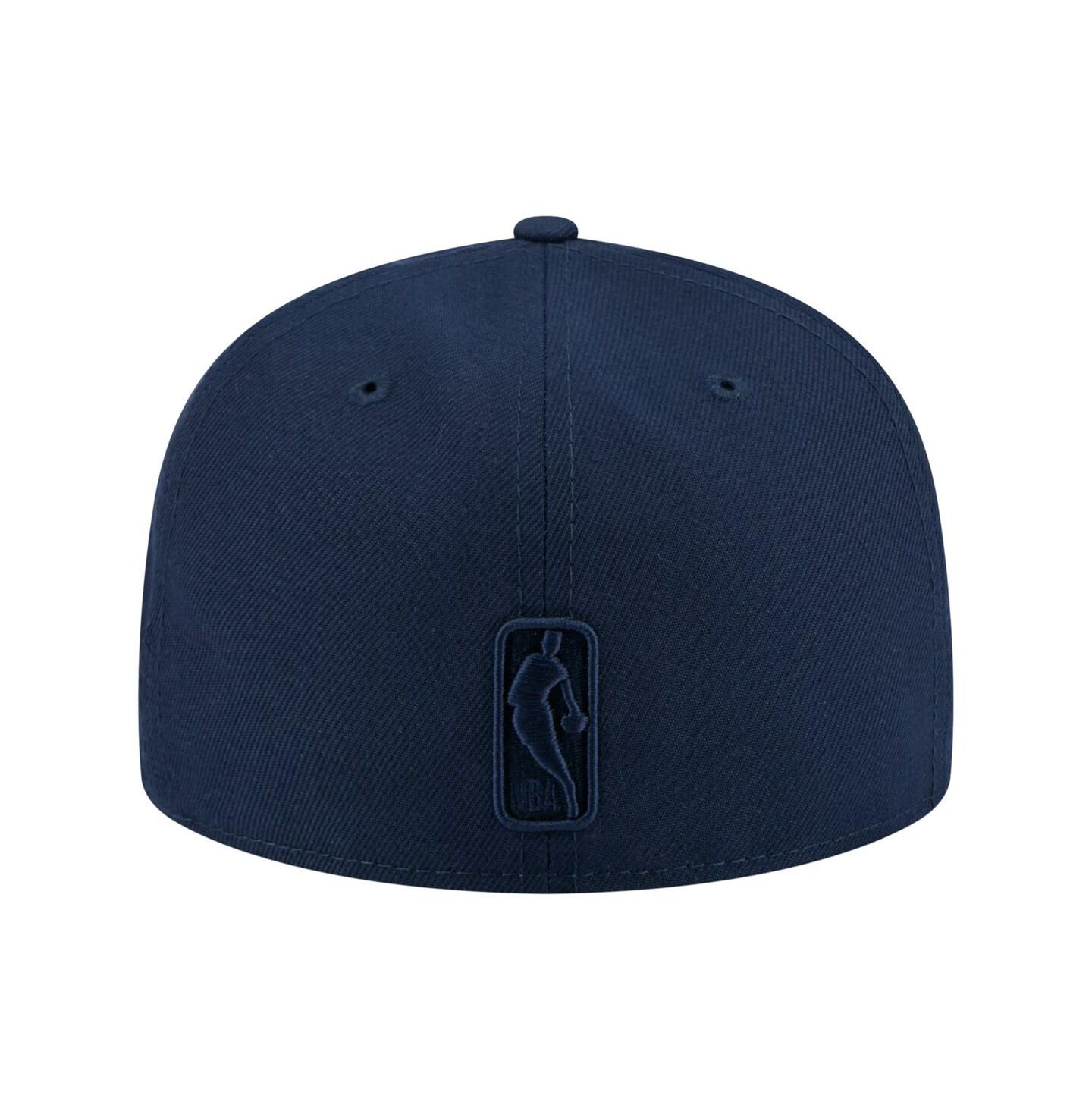 Мужские головные уборы New Era Navy Minnesota Timberwolves Tonal Color Pack 59FIFTY Fitted Hat — фото 4