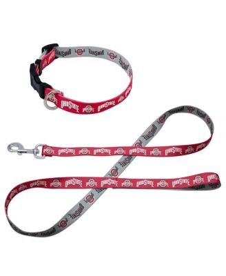 Ohio State Buckeyes Pet Leash and Collar Set