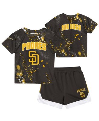 Preschool Brown San Diego Padres Pinch Hitter Infielder T-Shirt & Shorts Set