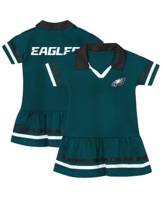 Toddler Girls Midnight Green Philadelphia Eagles Star Player Dress