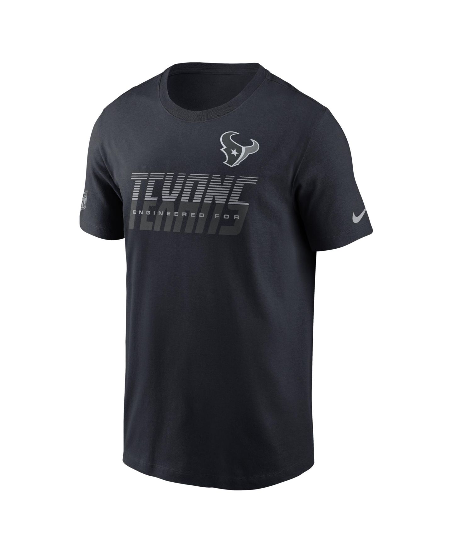 Мужская футболка Nike Navy Houston Texans Sideline Dri-FIT — фото 2