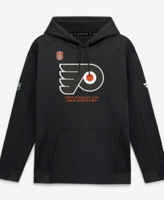 Men's Black Philadelphia Flyers 2026 Stanley Cup Playoffs Authentic Pro Rink Fleece Hoodie
