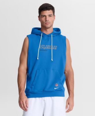 Men's Powder Blue Los Angeles Chargers Sideline Standard Issue Dri-FIT Sleeveless Hoodie
