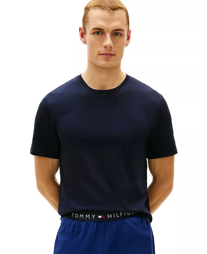 Men's Cotton Short-Sleeve Crewneck Undershirt, 3-Pack - thumbnail 3