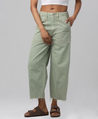 Women's Barrel-Leg High-Rise-Jeans
